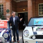 Robert Powell and the Italian Job MINIs